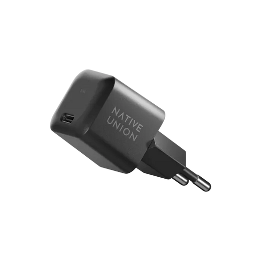 Native Union USB-C 30W GaN Vegglader - Svart