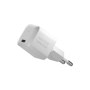 Native Union USB-C 30W GaN Vegglader - Hvit