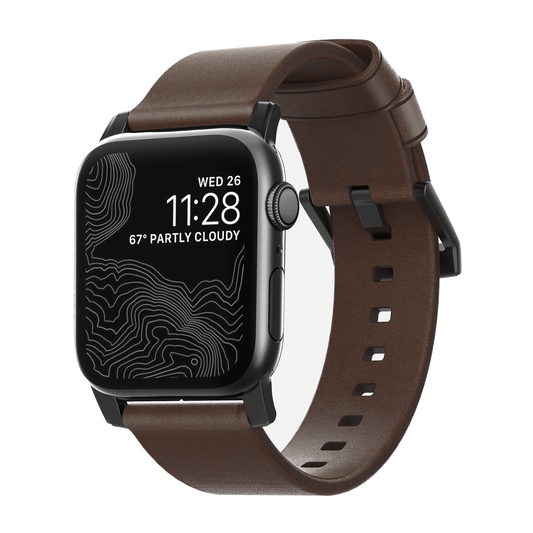 Nomad 42/41 mm Moderne skinnrem - Brun