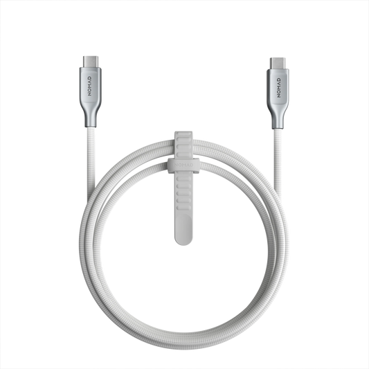 Nomad USB-C Kevlar Ladekabel Hvit - 1,5m