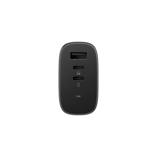 Native Union 67W GaN 3-ports Hurtiglader - Svart