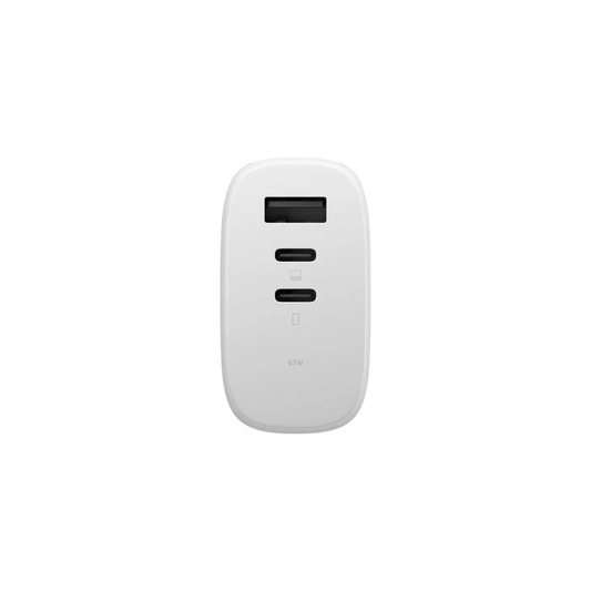 Native Union 67W GaN 3-ports Hurtiglader - Hvit