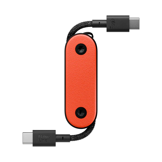 Native Union Pocket Cable USB-C til USB-C Ladekabel - Oxyfire