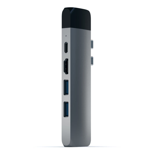 Satechi USB-C Pro Hub med Ethernet - Stellargrå