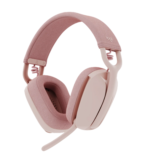 Logitech Zone Vibe 100 Trådløse Hodetelefoner - Rosa