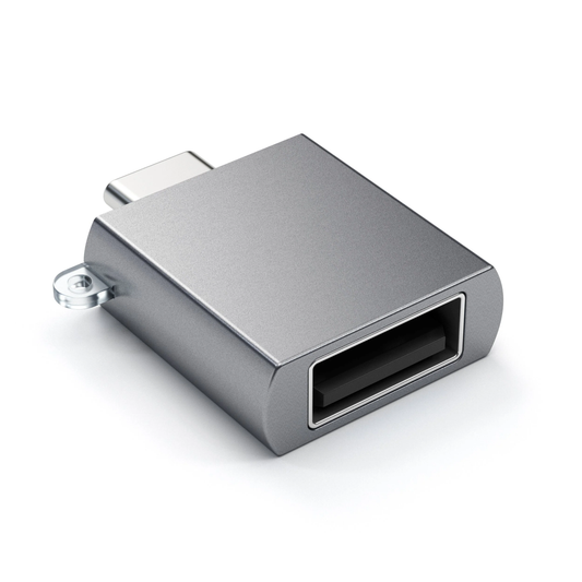 Satechi USB-C til USB-A Adapter - Stellargrå
