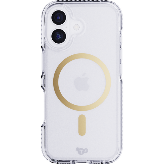 Tech 21 EvoCrystal MagSafe Deksel til iPhone 17 - Gull