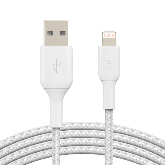 Belkin 2m USB-A til Lightning ladekabel - Hvit