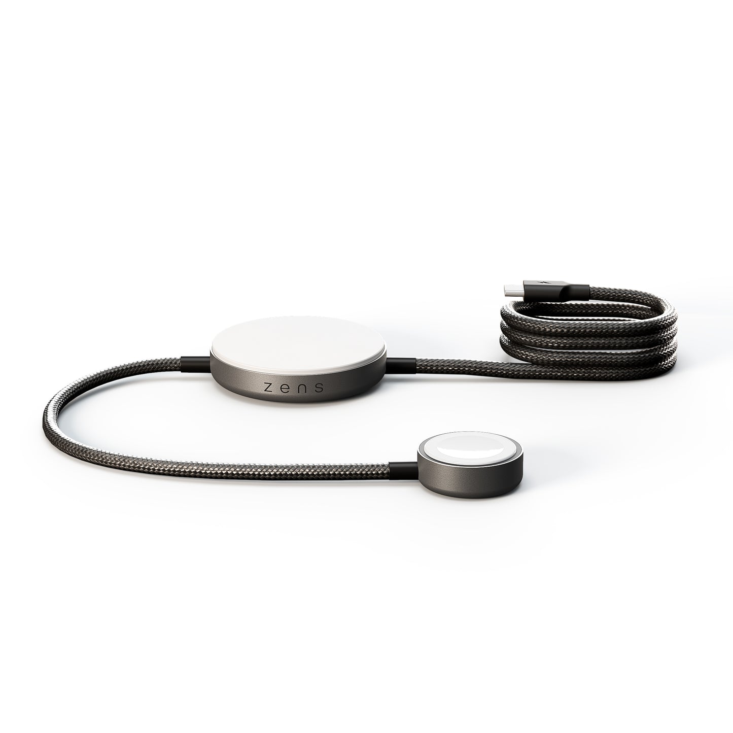 Zens USB-C Ladekabel Pro 2 med Apple Watch-lading - Svart