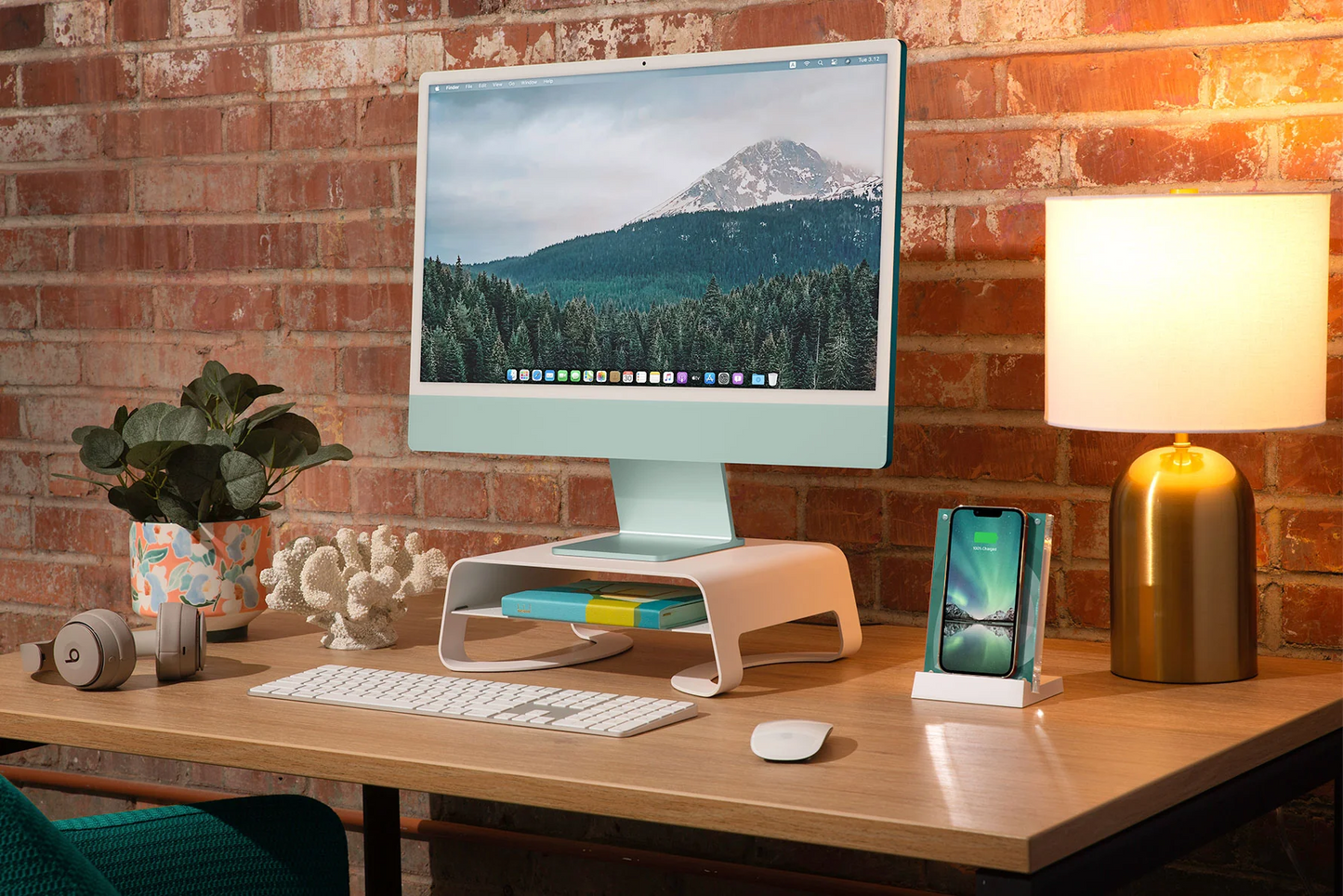 Twelve South Curve Riser stativ for iMac og skjermer - Svart