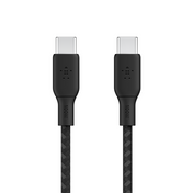 Belkin USB-C til USB-C 100W Vevd Ladekabel 2m - Svart