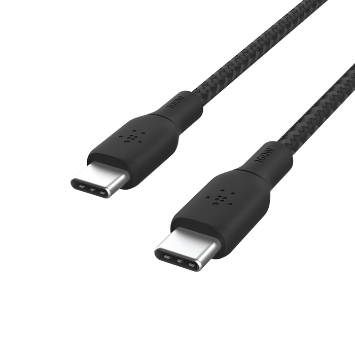 Belkin USB-C til USB-C 100W Vevd Ladekabel 3m - Svart