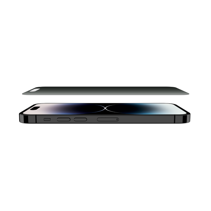 Belkin Tempered Glass Privacy Skjermbeskytter til iPhone 15/14 Pro