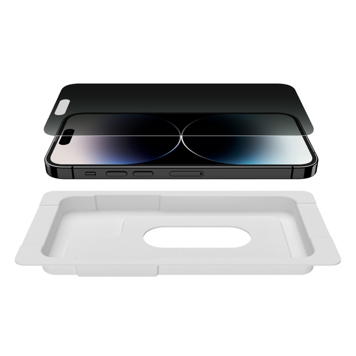 Belkin Tempered Glass Privacy Skjermbeskytter til iPhone 15 Plus/14 Pro Max