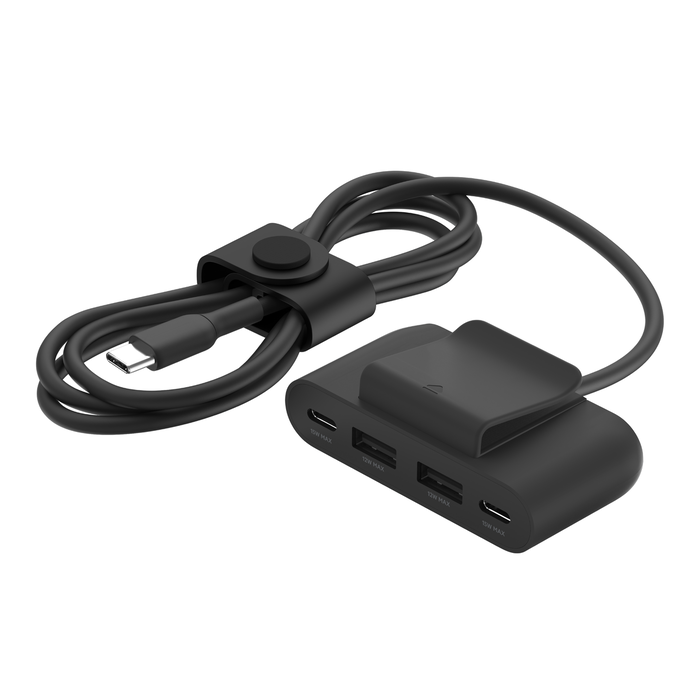 Belkin USB Extender 2x USB-C 2x USB-A - Svart