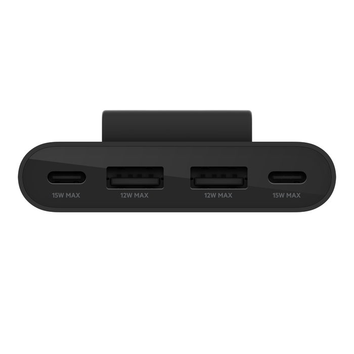 Belkin USB Extender 2x USB-C 2x USB-A - Svart