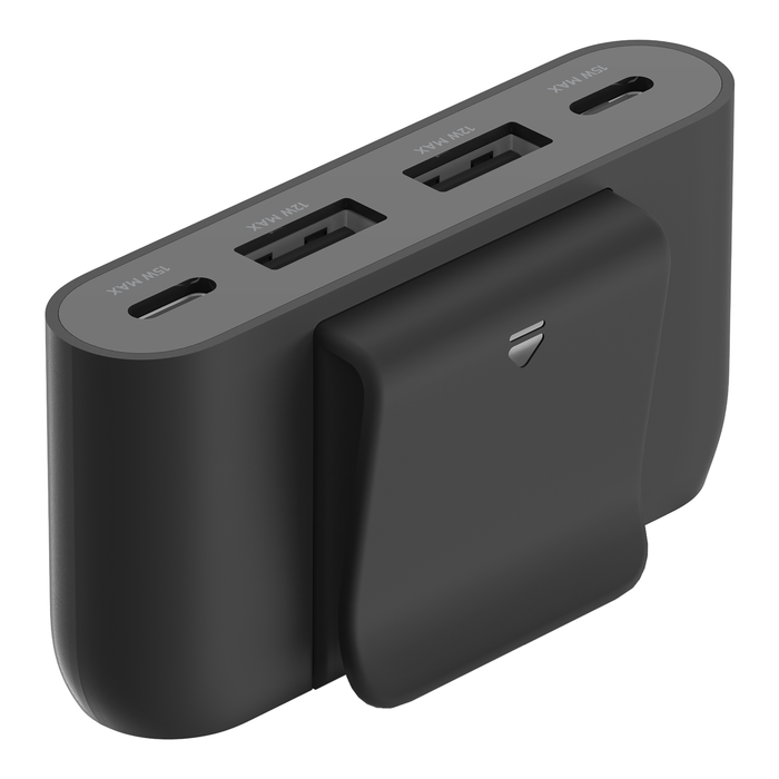Belkin USB Extender 2x USB-C 2x USB-A - Svart