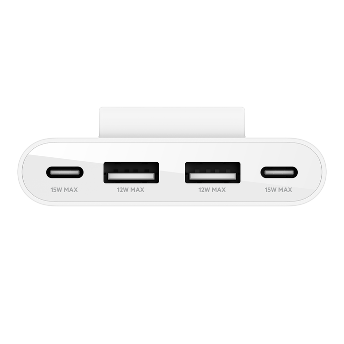Belkin USB Extender 2x USB-C 2x USB-A - Hvit