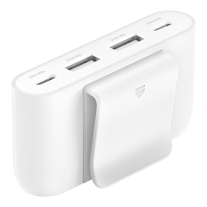 Belkin USB Extender 2x USB-C 2x USB-A - Hvit