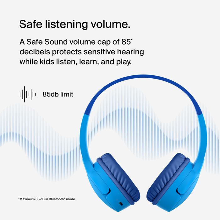 Belkin SoundForm Mini Hodetelefoner for Barn - Blå