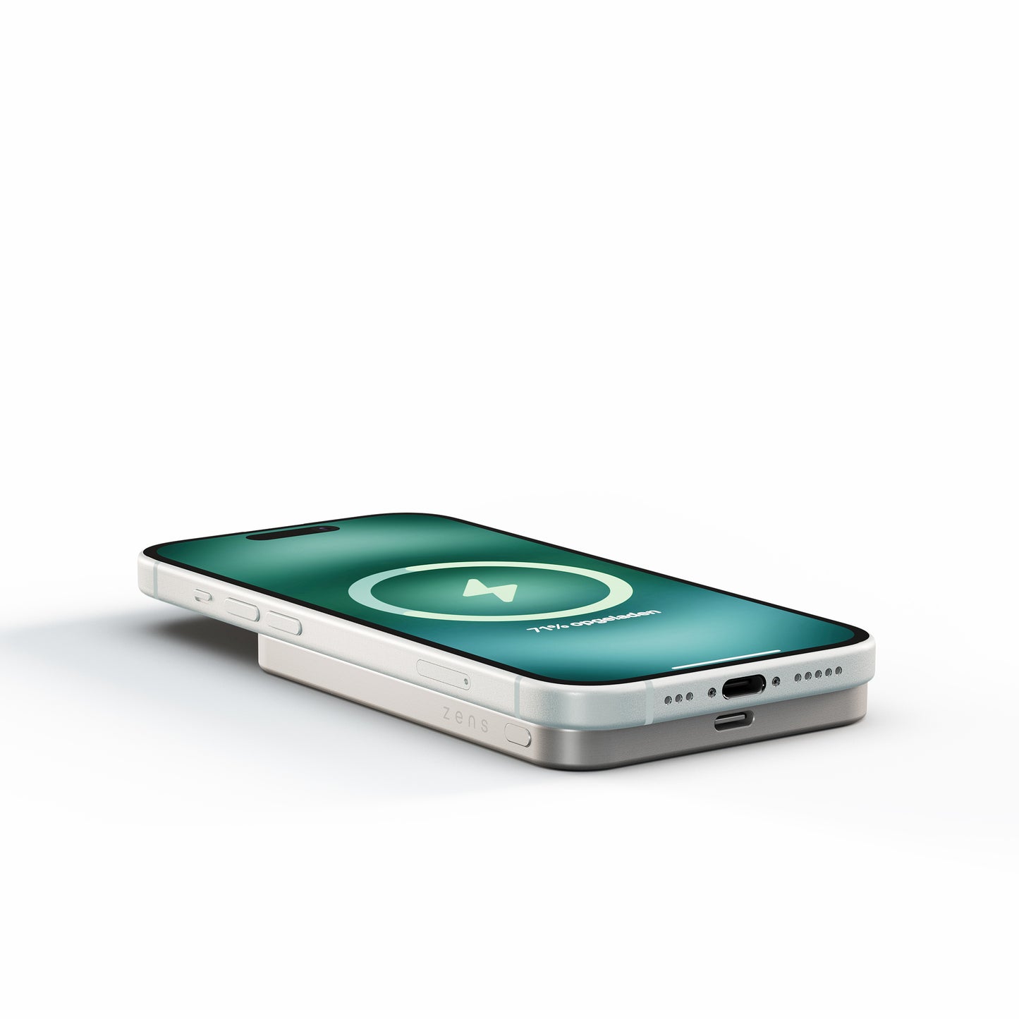 Zens 5000 mAh Powerbank Pro 1 Slim - Hvit