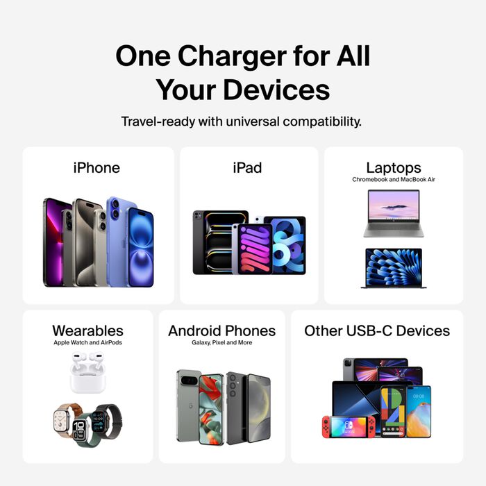 Belkin 45W USB-C PD Vegglader