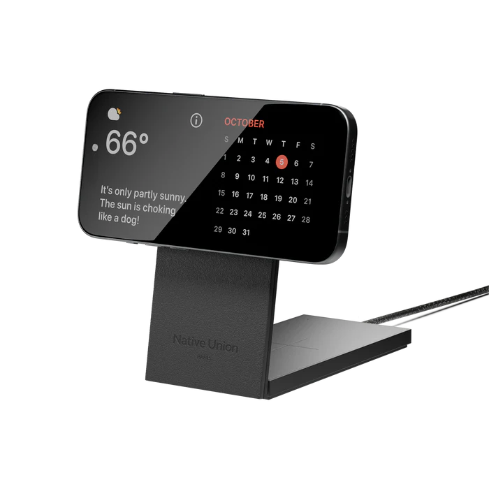 Native Union Rise 2 Qi2 Trådløs lader - Svart