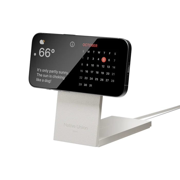Native Union Rise 2 Qi2 Trådløs lader - Sand