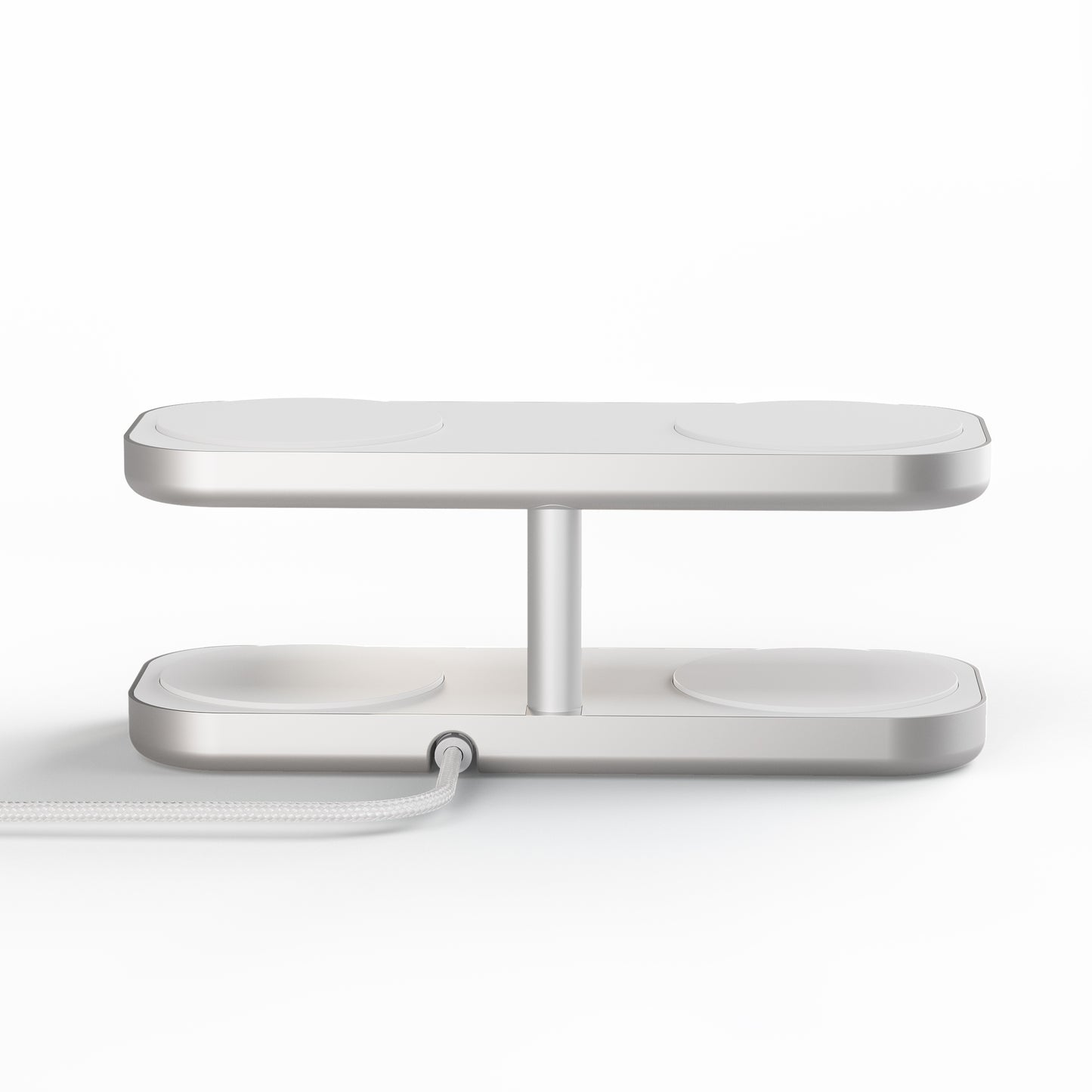 Zens Quattro Pro 4 Qi2 Trådløs lader - Hvit