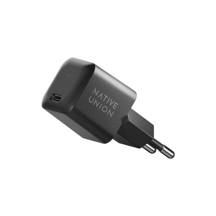 Native Union USB-C 30W GaN Vegglader -  Svart