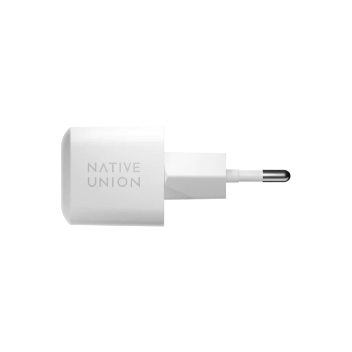 Native Union USB-C 30W GaN Vegglader -  Hvit