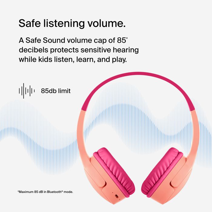 Belkin SoundForm Mini Hodetelefoner for Barn - Rosa