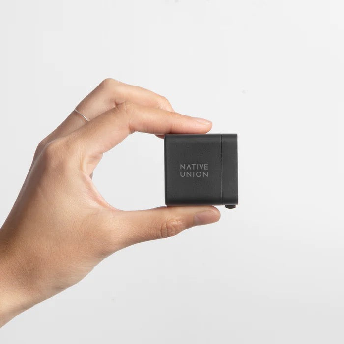 Native Union 35W Duo USB-C GaN Vegglader - Svart