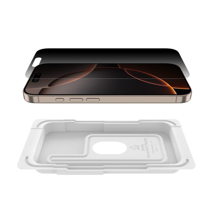 Belkin InvisiGlass Privacy Skjermbeskytter til iPhone 16 Pro