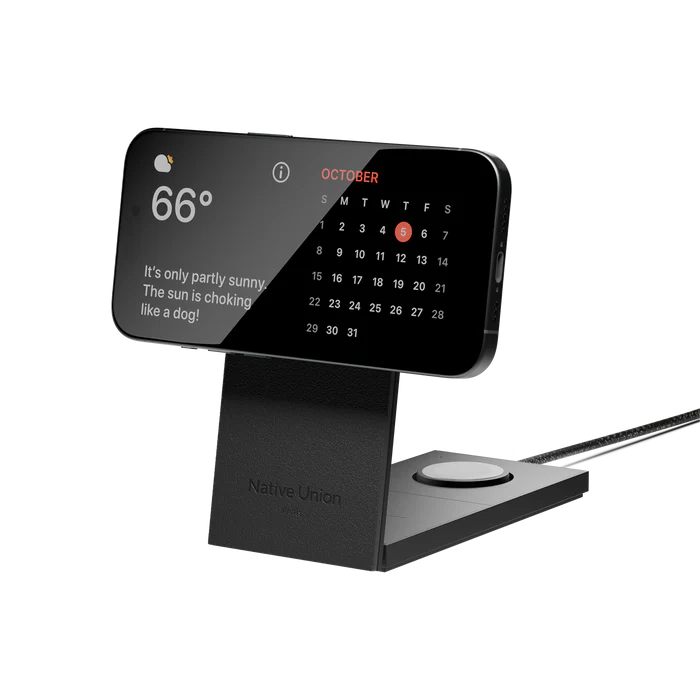 Native Union Rise 3 Qi2 Trådløs lader - Svart