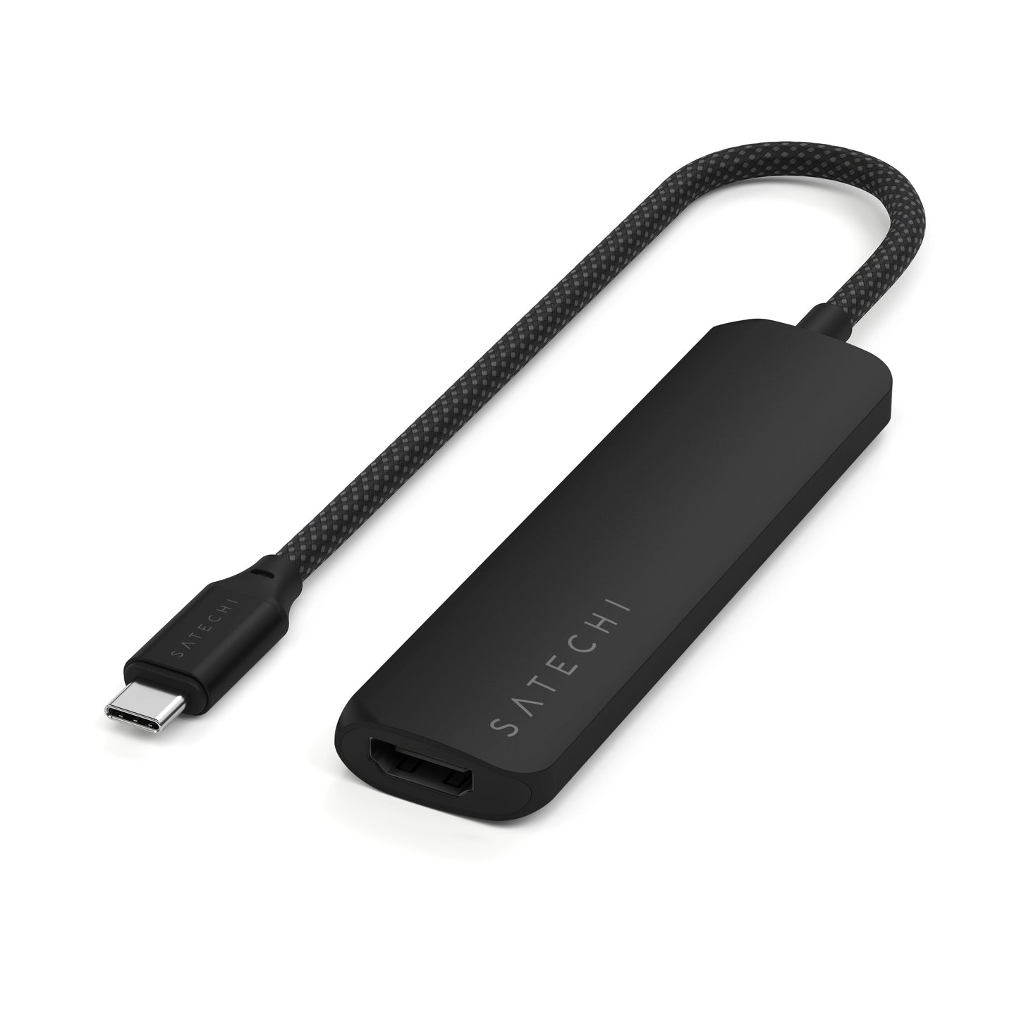Satechi Slim 4 Multiport Adapter - Svart