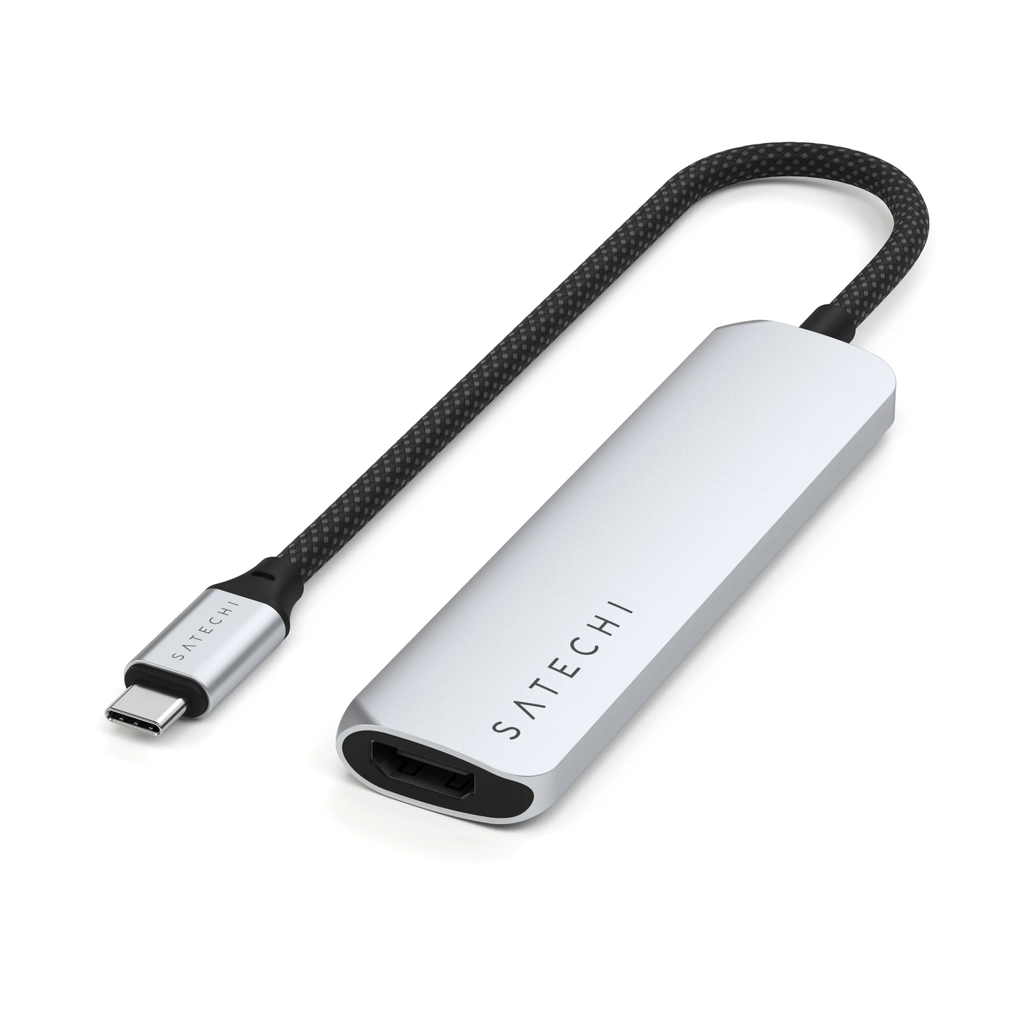 Satechi Slim 4 Multiport Adapter - Sølv