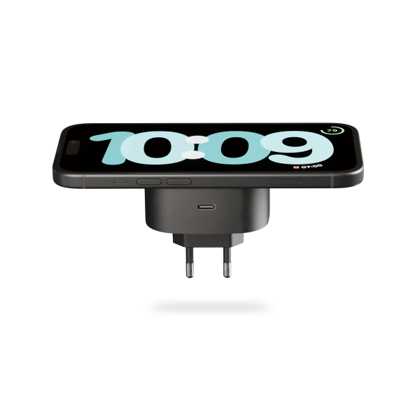 Zens Qi Trådløs Vegglader - Svart