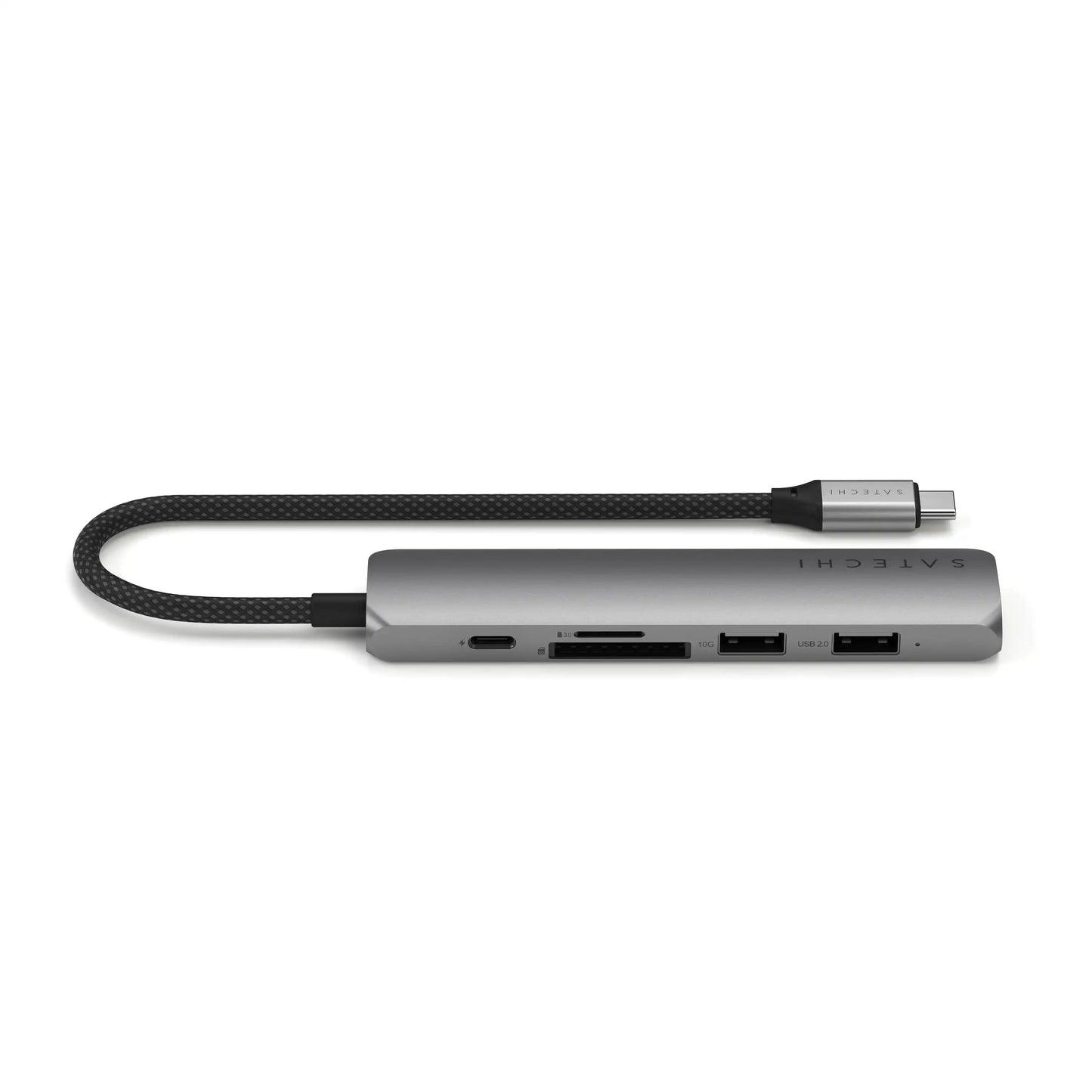 Satechi Slim 6 Multiport Adapter - Stellargrå