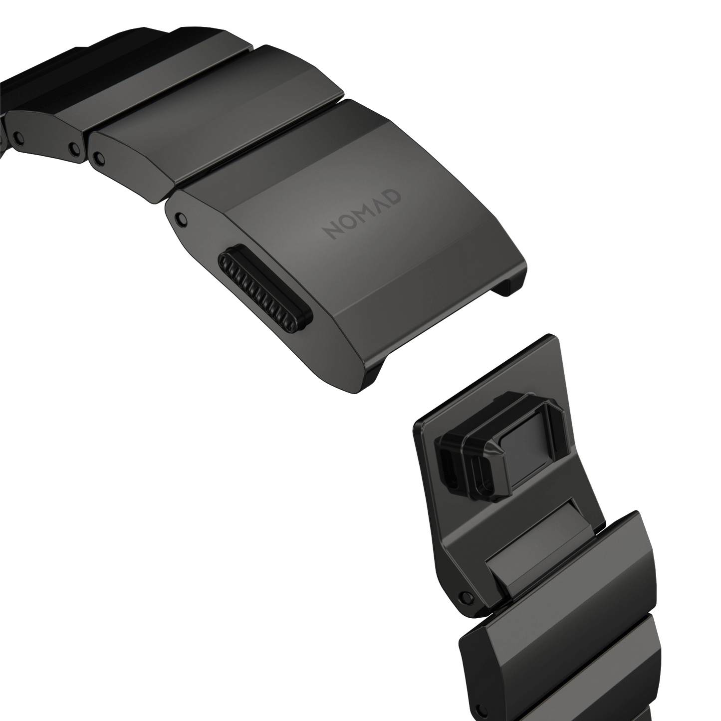 Nomad 42/41 mm Rustfritt stål reim V2 - Grafitt