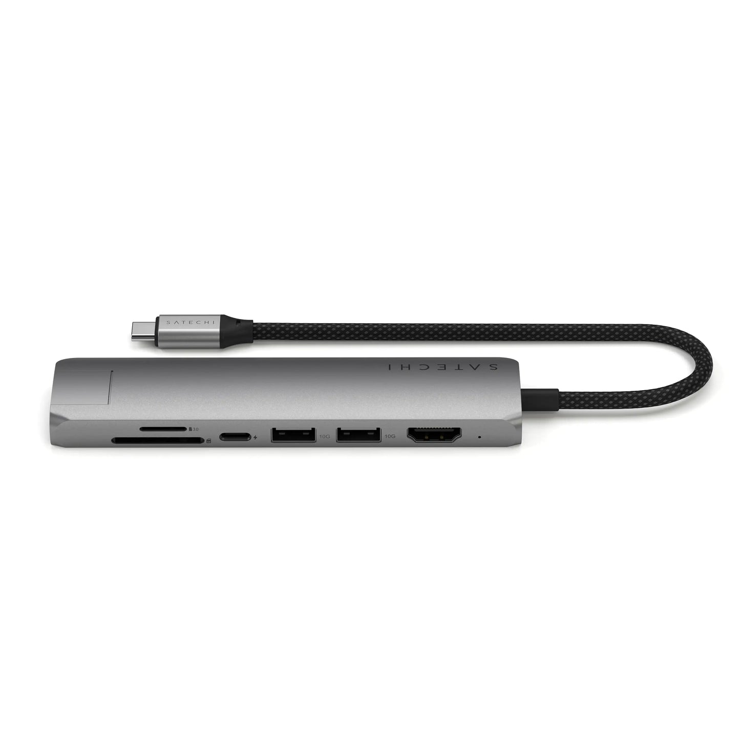 Satechi Slim 7 Multiport Adapter - Stellargrå
