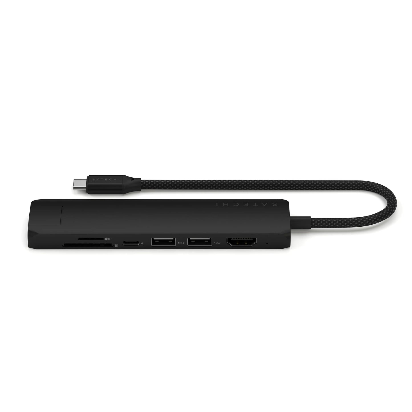 Satechi Slim 7 Multiport Adapter - Svart