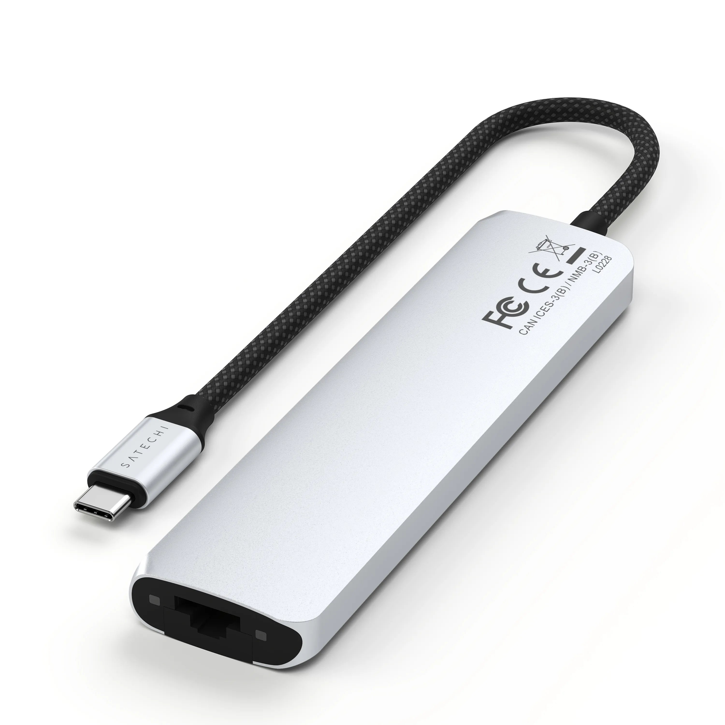 Satechi Slim 7 Multiport Adapter - Sølv