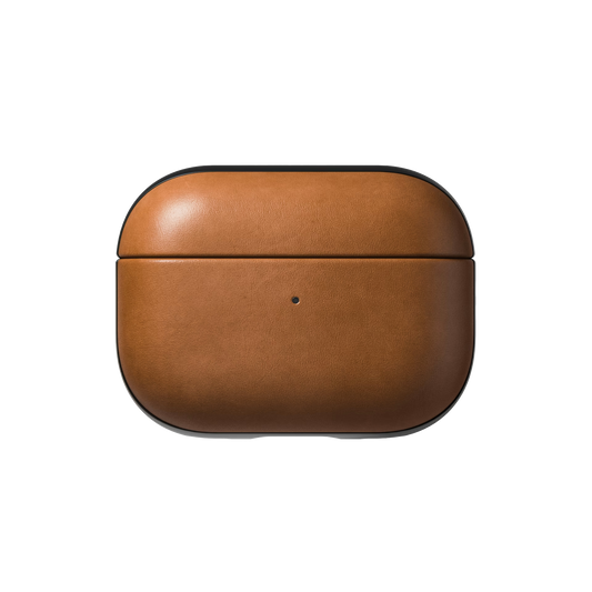Nomad Modern Leather Deksel til AirPods Pro (2. gen) - Engelsk Tan