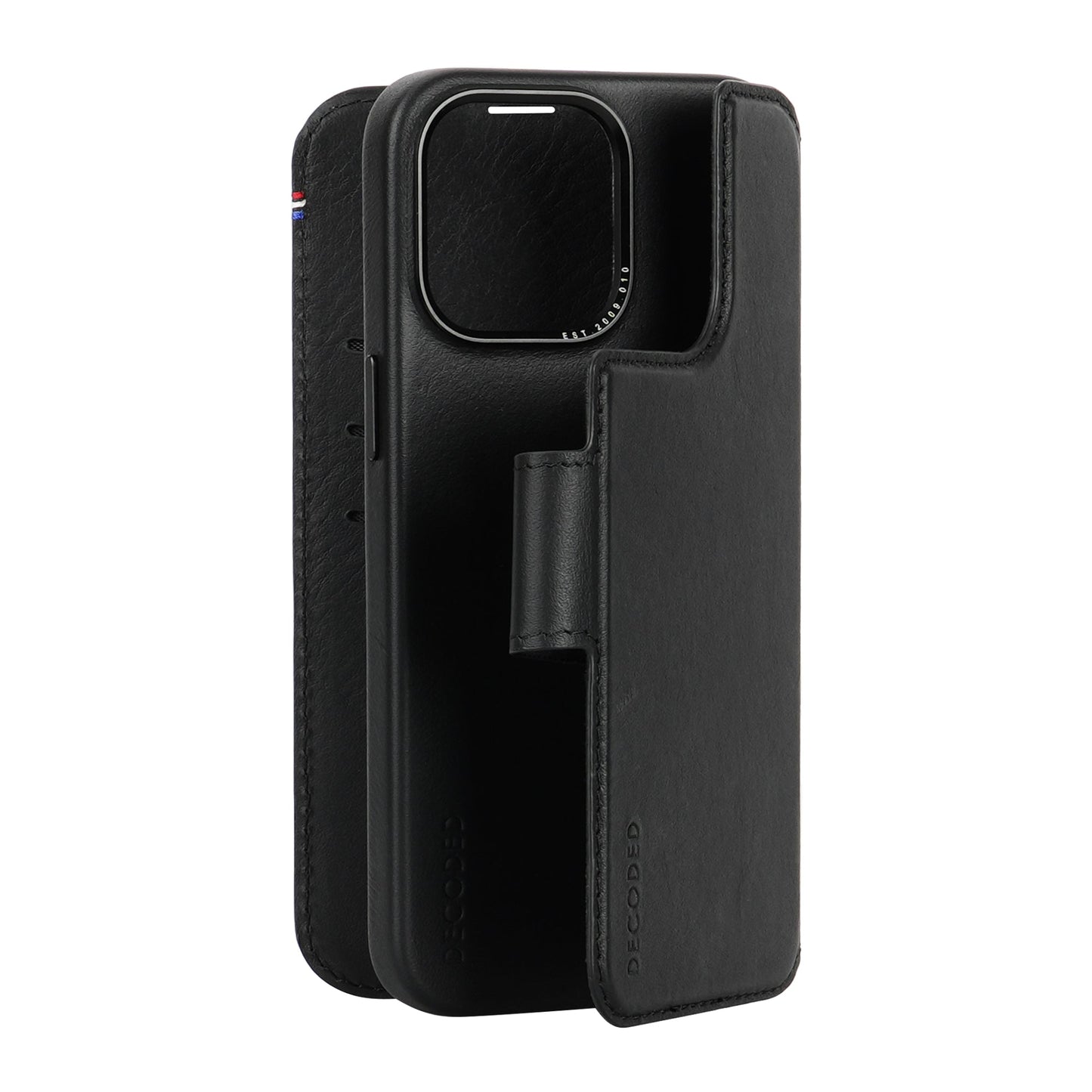 Decoded Detachable Wallet MagSafe Skinnetui til iPhone 15 Pro Max - Svart