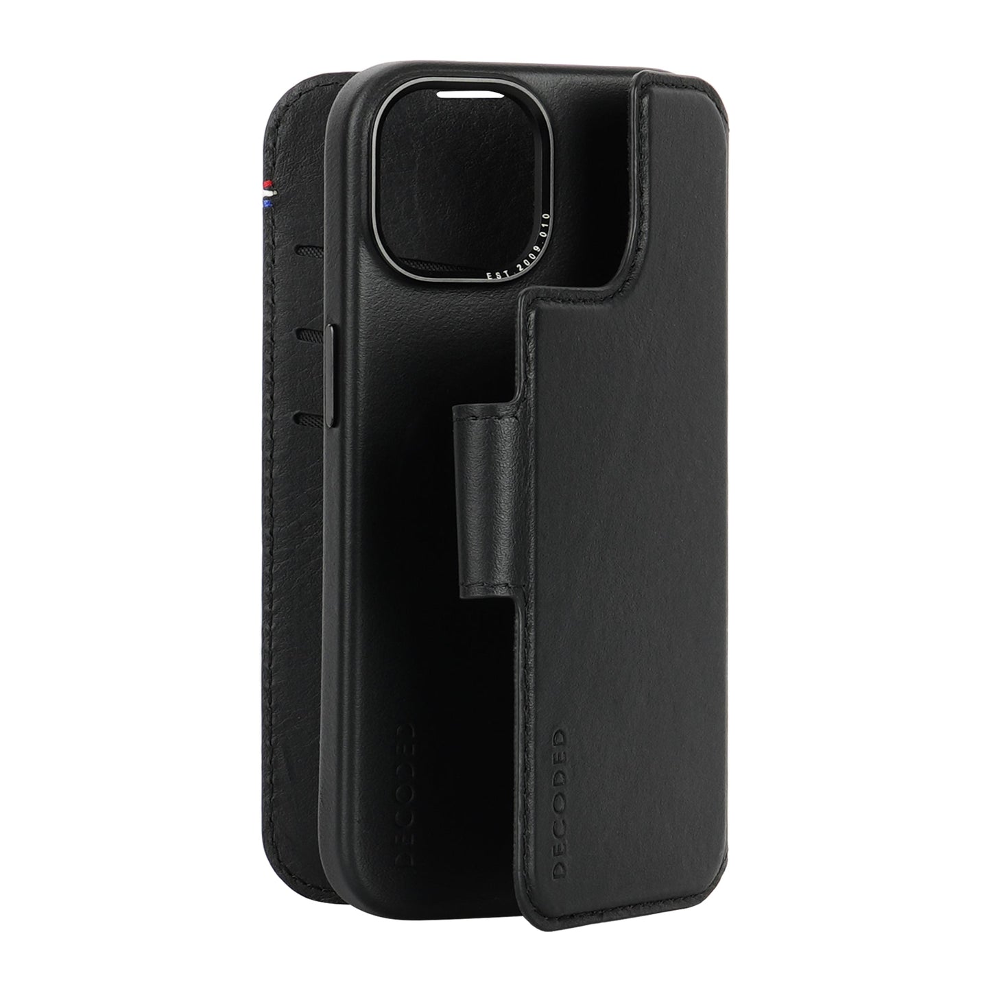 Decoded Detachable Wallet MagSafe Skinnetui til iPhone 15 - Svart
