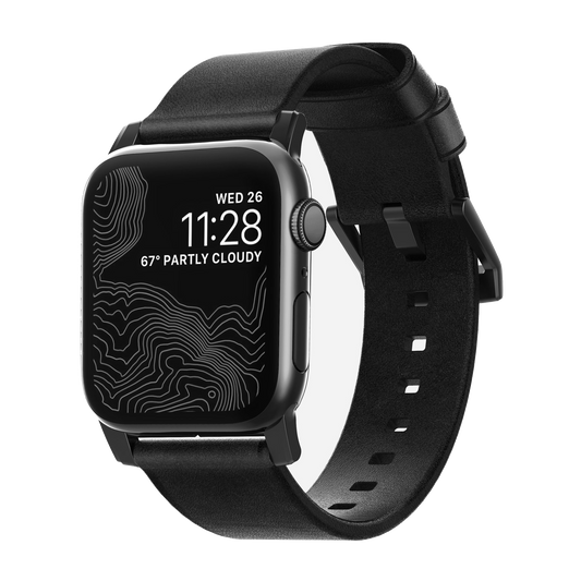 Nomad 44/42 mm Moderne skinnrem - Svart