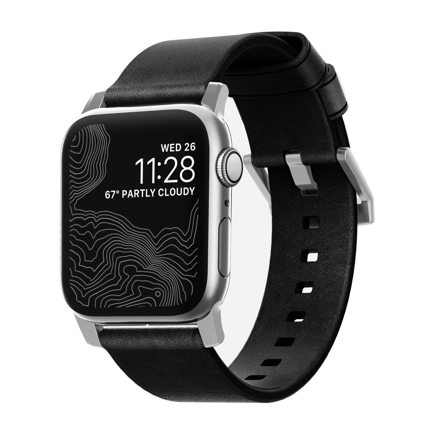 Nomad 49/46 mm Moderne skinnrem - Svart