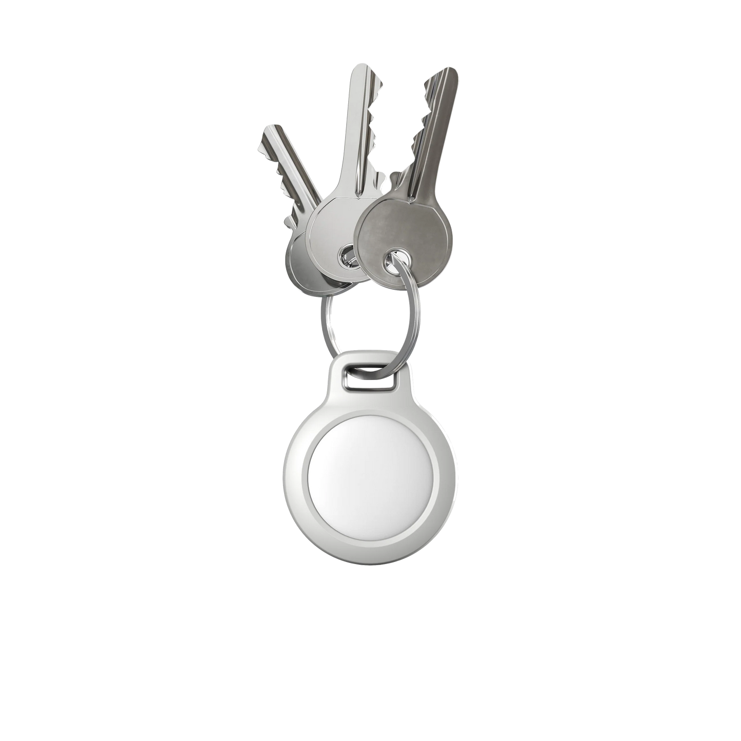 Nomad AirTag Rugged Keychain - Hvit