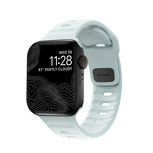 Nomad 42/41 mm Sport Band reim - Limited Edition Icy Blue Glow